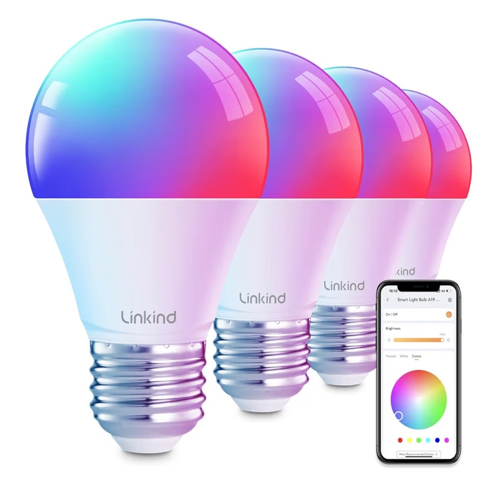 Linkind Smart LED Bulbs with Color Changing Feature